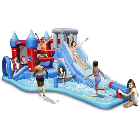 Saltea gonflabila uriasa Splash Park HappyHop 9261 - imagine 18